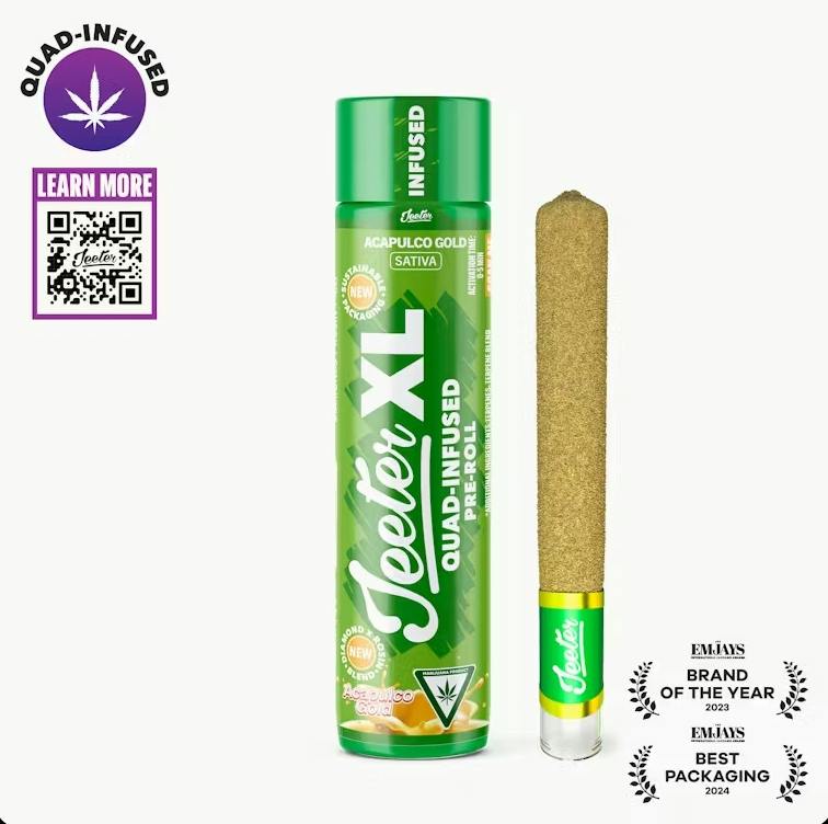 JEETER - INFUSED PREROLL - QUADS ACAPULCO GOLD - 1G