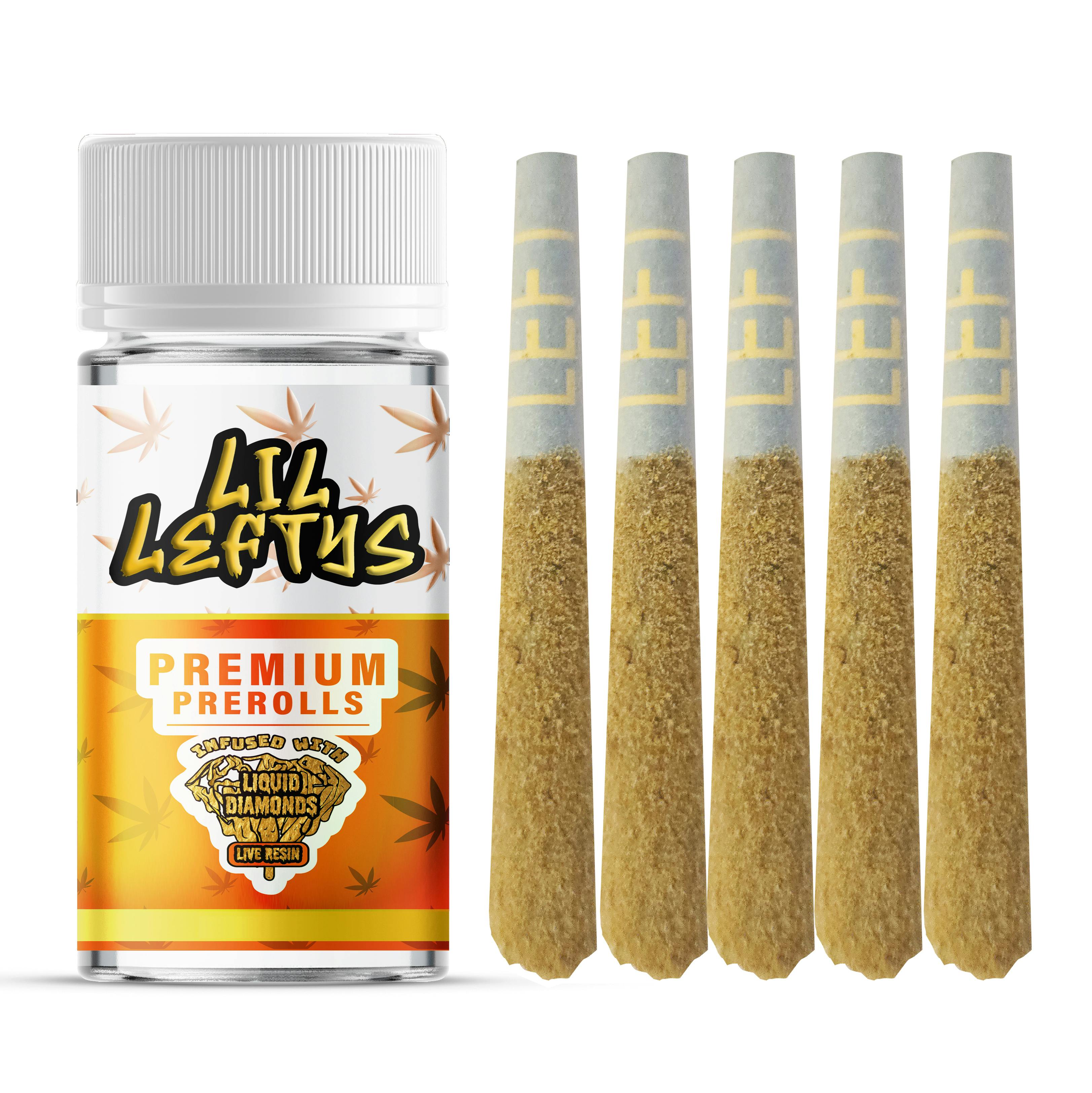 Lil Leftys | Orange Creamsicle | .75g Infused Pre-rolls 3.75g Jar