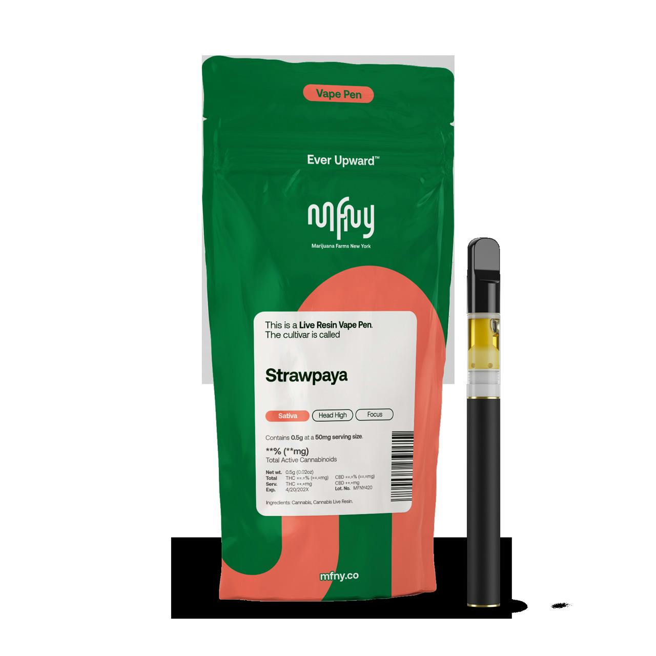 MFNY | StrawPaya | .5g Live Resin Vape Pen