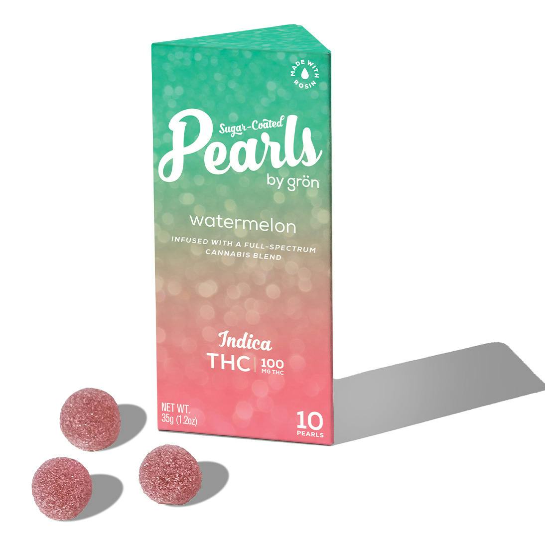 Pearls | Watermelon | 100mg Gummies (Indica)