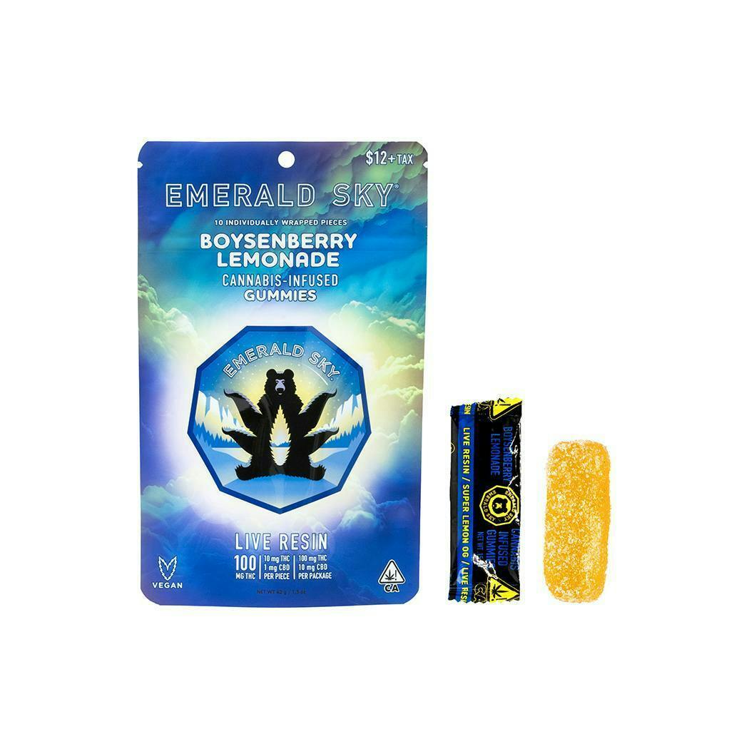 Emerald Sky Boysenberry Lemonade (H) LR Gummies 100mg
