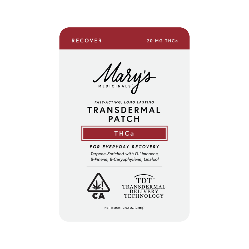 Mary's Recover THCa Transdermal Patch 20mg