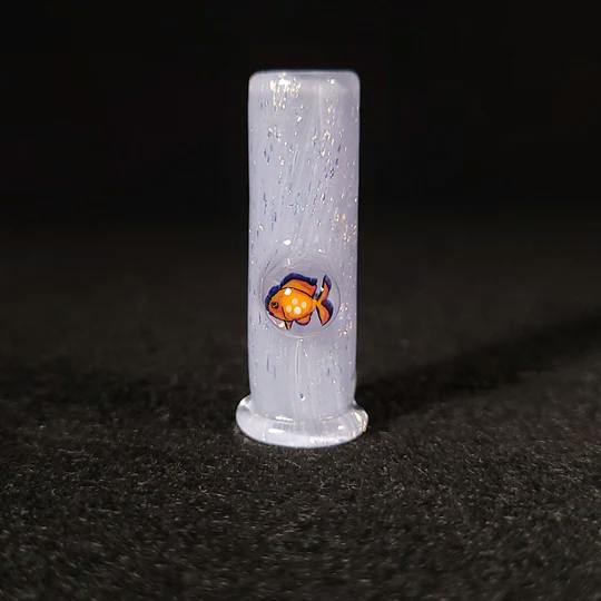 PMG Milky Blue Puffco Pivot Attachment