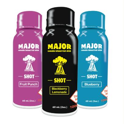 MAJOR - SHOT - 100mg - - Blackberry Lemonade