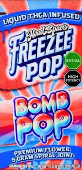 Freezee Pop - Bomb Pop (S) .5g THCA Infused Joint