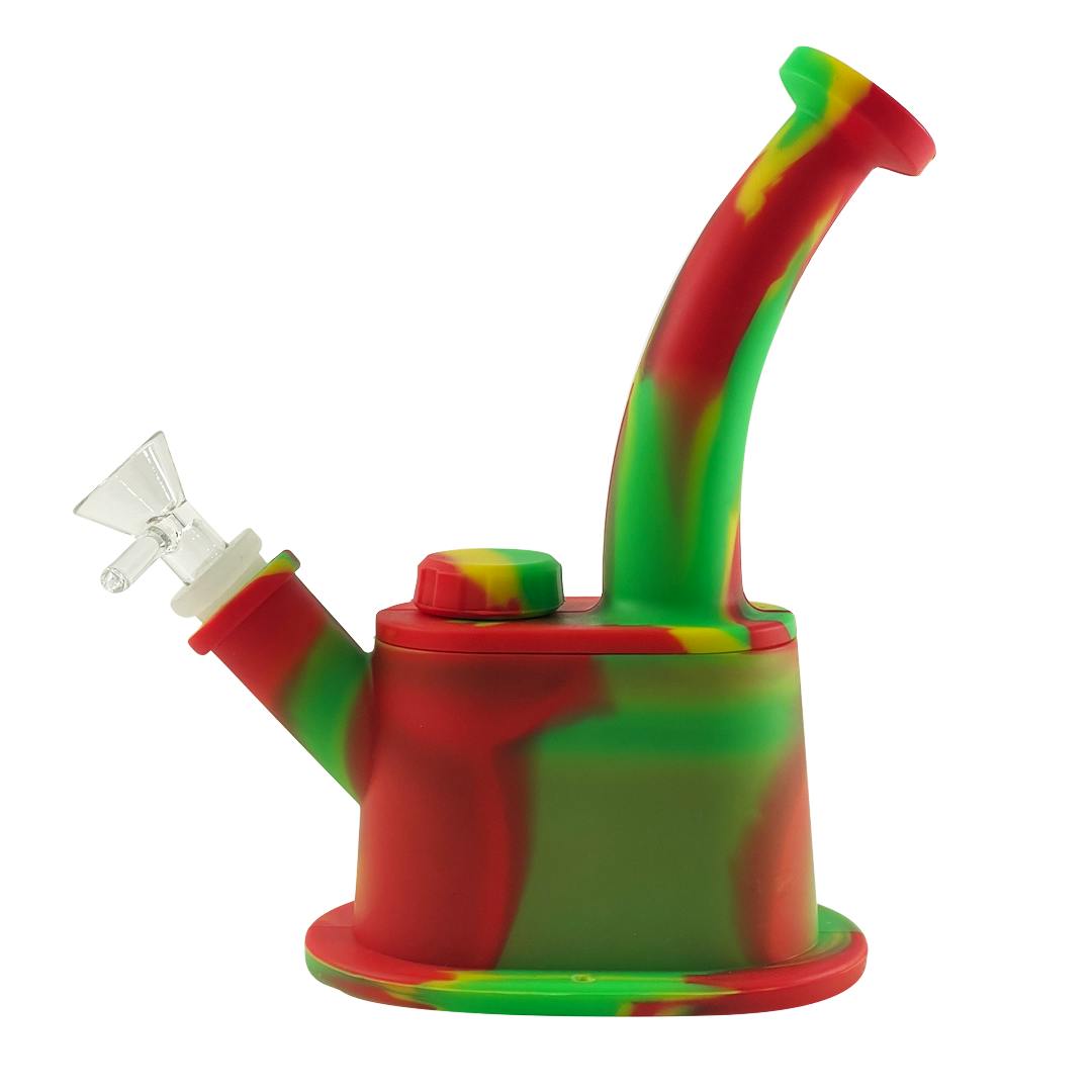 Bamboo Blaze - Silicone Boat Bong - Pattern/Assorted