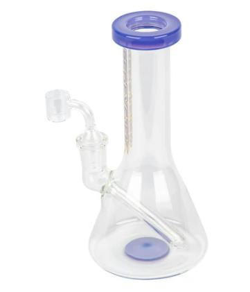 Red Eye Tek 8" Concentrate Beaker with Flat mouthpiece Multiple Colours