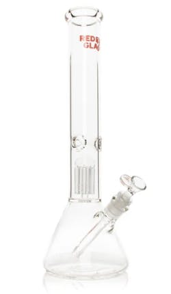 Red Eye 16" Clear Jammer Dual Chamber Beaker Base Bong