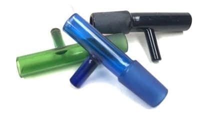 14mm Glass Popper w/ Ice Pinch