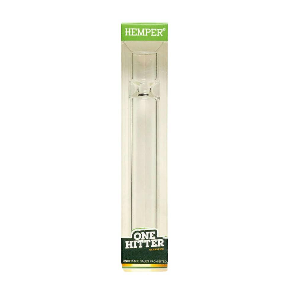 3" Hemper Clear Glass One Hitter