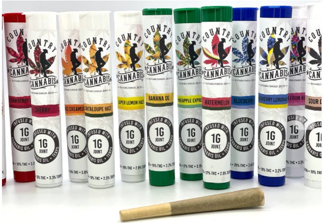 1g Country Cannabis Preroll - Banana Bread I