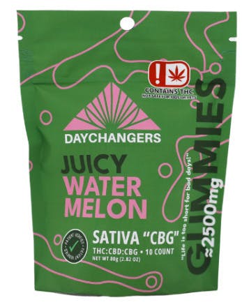 2,500mg Gummies - Juicy Watermelon - Daychangers