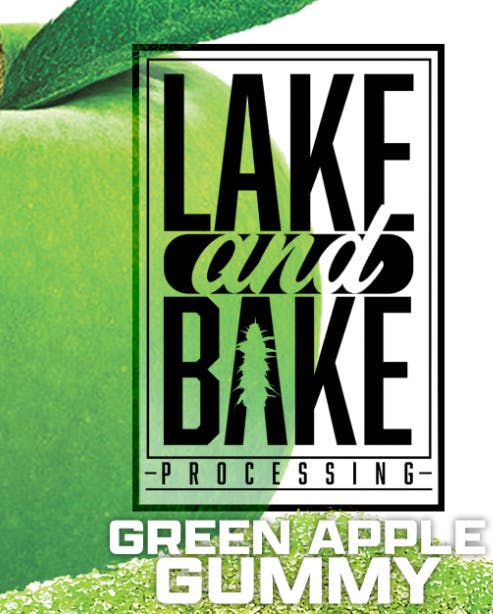 100mg Lake and Bake Gummy - Green Apple