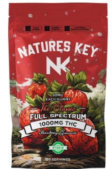 1000mg Nature Key - Full Spectrum - Strawberry Hybrid