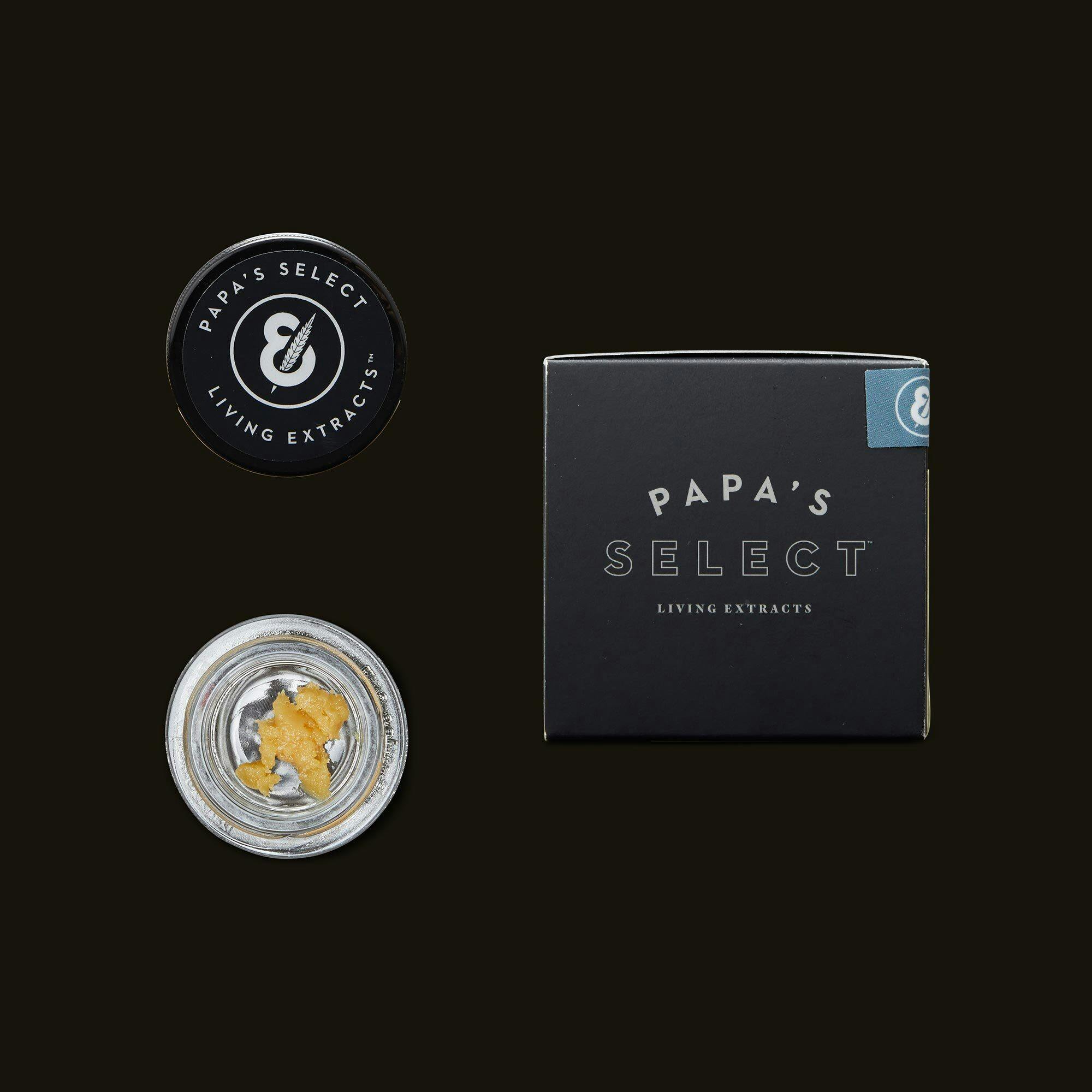 Papa's Select Premium Live Rosin Badder - Governmint Oasis