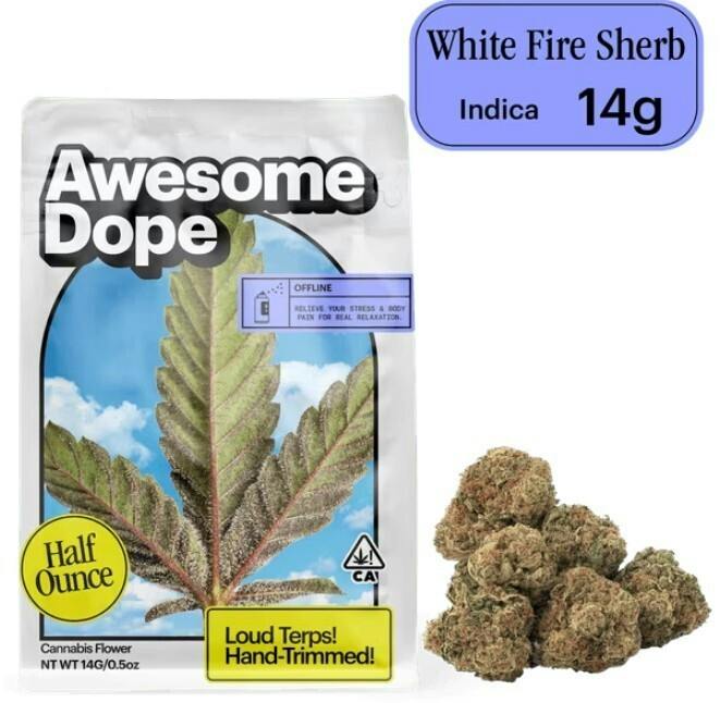Awesome Dope Smalls Indoor Flower - White Fire Sherb