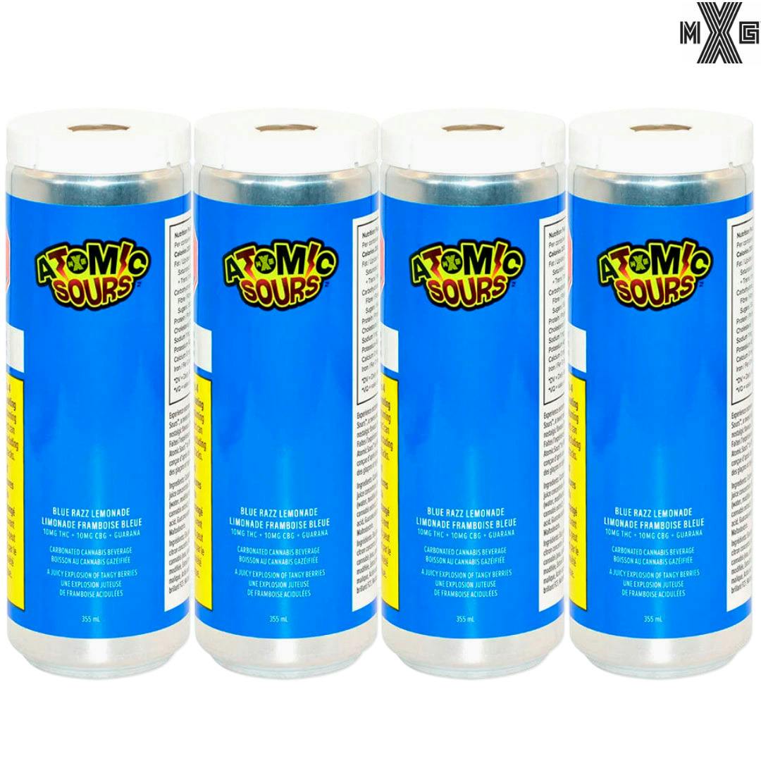 XMG Atomic Sours | Blue Razz Lemonade | 4PK Beverages