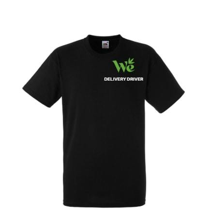 The We Store Cannabis | Delivery Driver Shirt | Short Sleeve | Staff Uniform | - Large