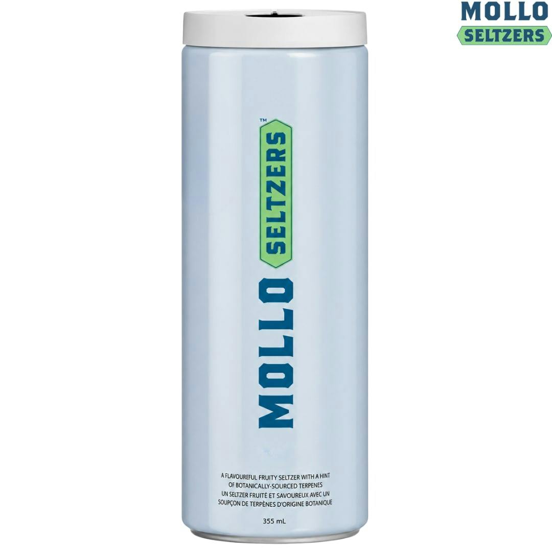 Mollo | 1:2 Pineapple Seltzer THC:CBG | Sugar Free Beverage