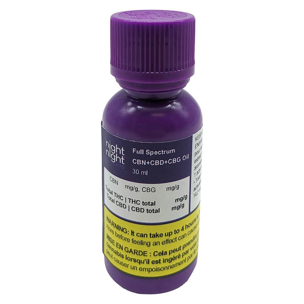 NightNight | Full Spectrum CBN+CBD+CBG Oil | 30ml *