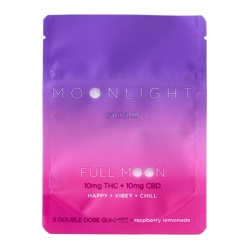 Full Moon Gummies, Raspberry Lemonade | Edible | 10mg 5ct