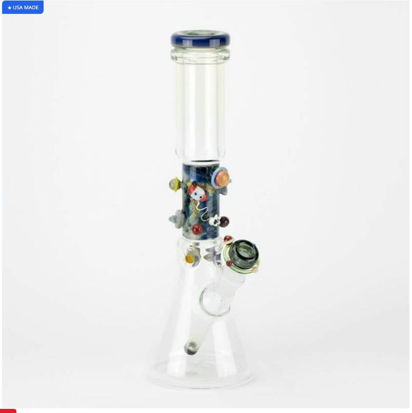 14" Empire Glassworks Flagship Galactic Beaker