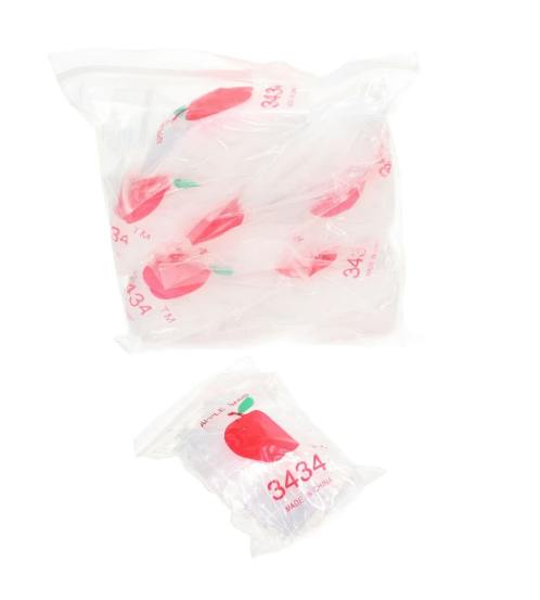 1000-Count 2" × 3" Apple Clear Baggies at Anoka Cannabis Company