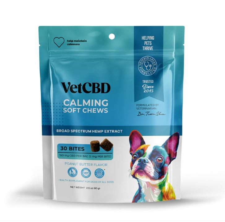 Calming Pet Chews | 150mg CBD | 30 pack
