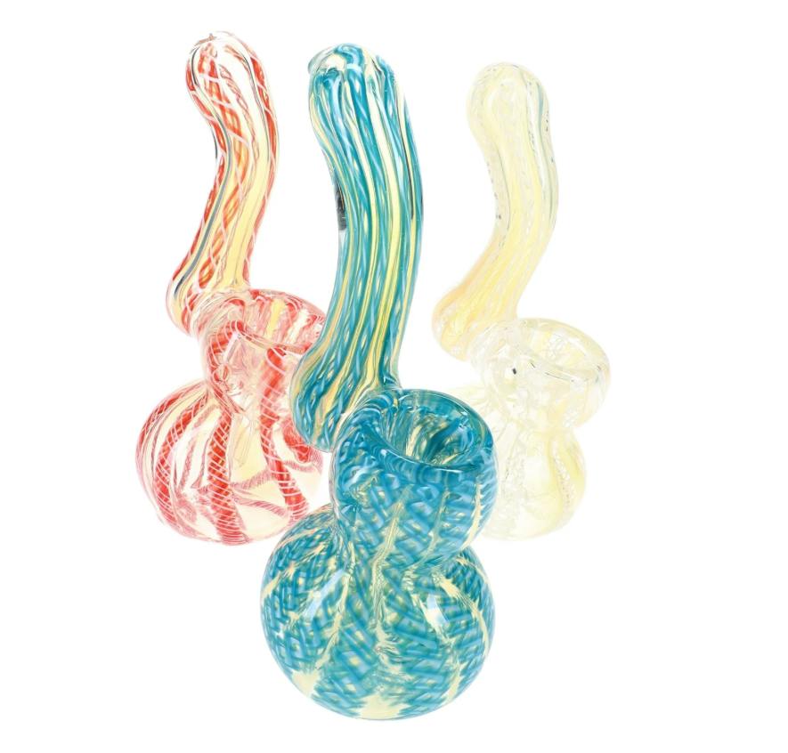 Color Changing Multicolor Swirl Sherlock Bubbler