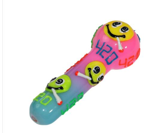 5โ Smiley High UV Hand Pipe