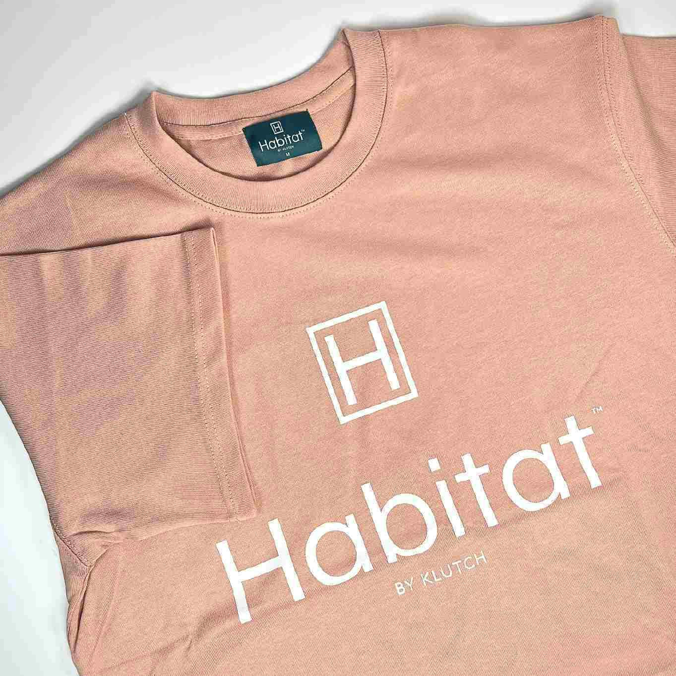 Habitat by Klutch Tee - Pink at Klutch Cannabis Dispensary Northfield