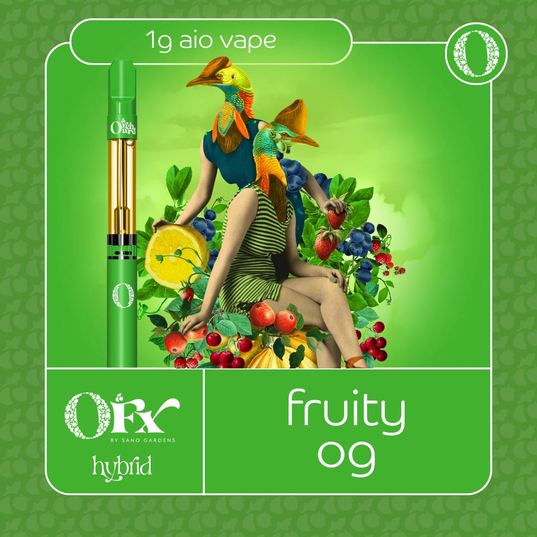 Sano Gardens Orchard FX All In One | Fruity OG 1g Rec