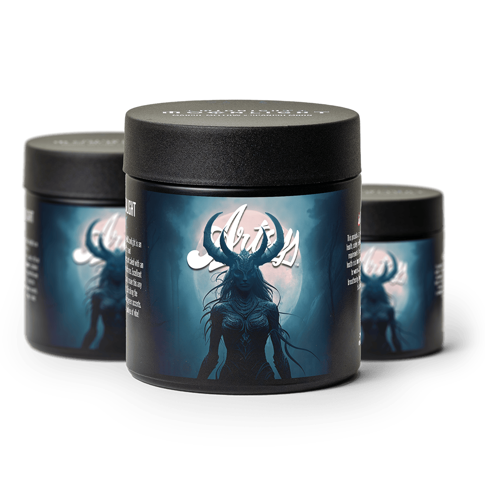 Artsy Cannabis Eighth Jars | Midnight Moonlight 3.5g Rec cannabis product