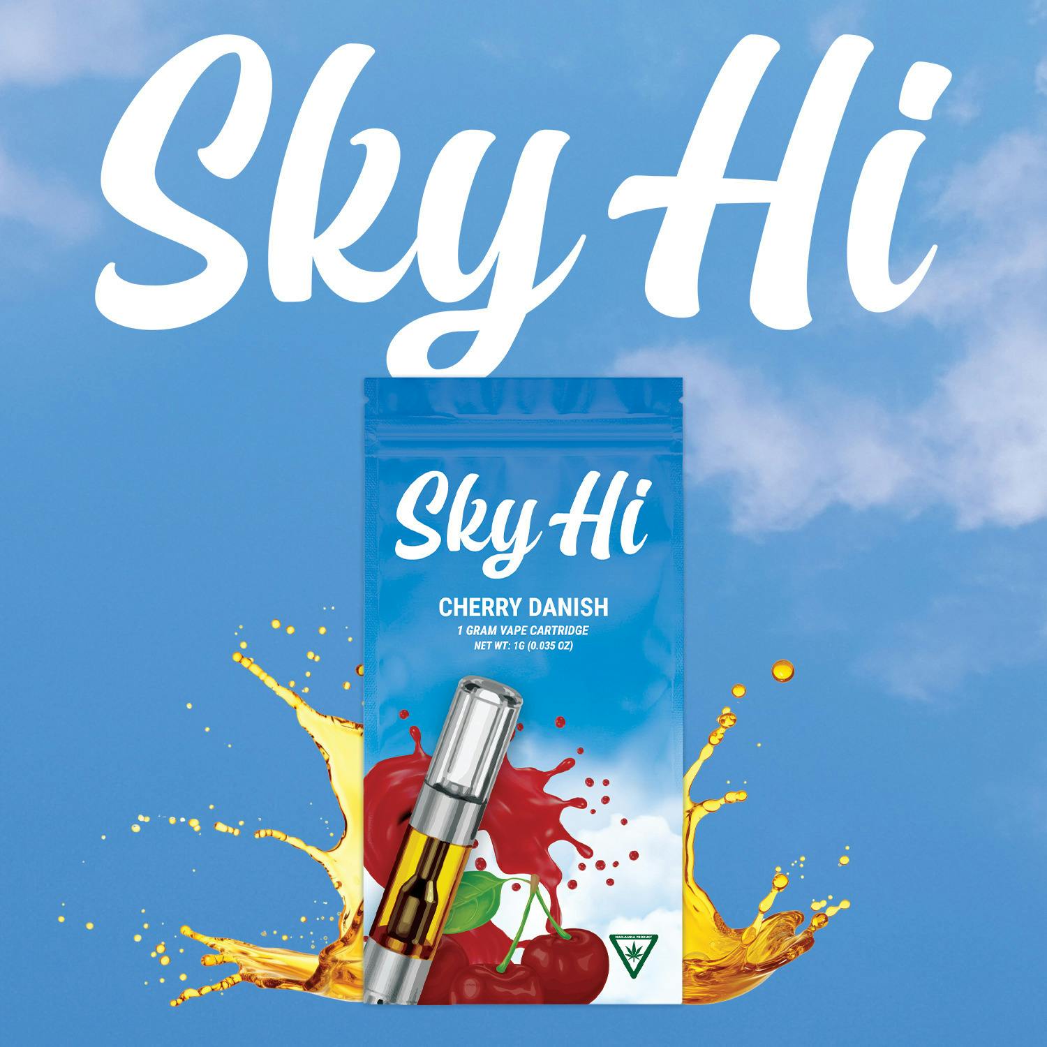 Sky Hi | 1g Cartridge | Cherry Danish