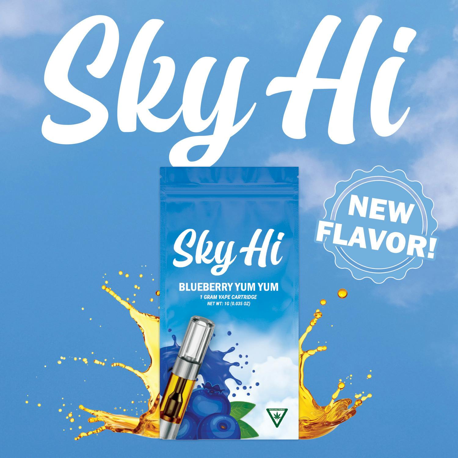 Sky Hi | 1g Cartridge | Blueberry Yum Yum