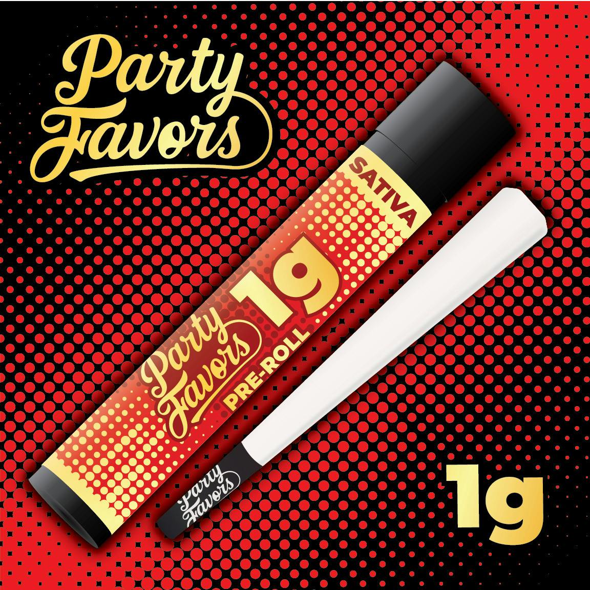Party Favors | 1g Flower Pre Roll | Cherry Zyrup