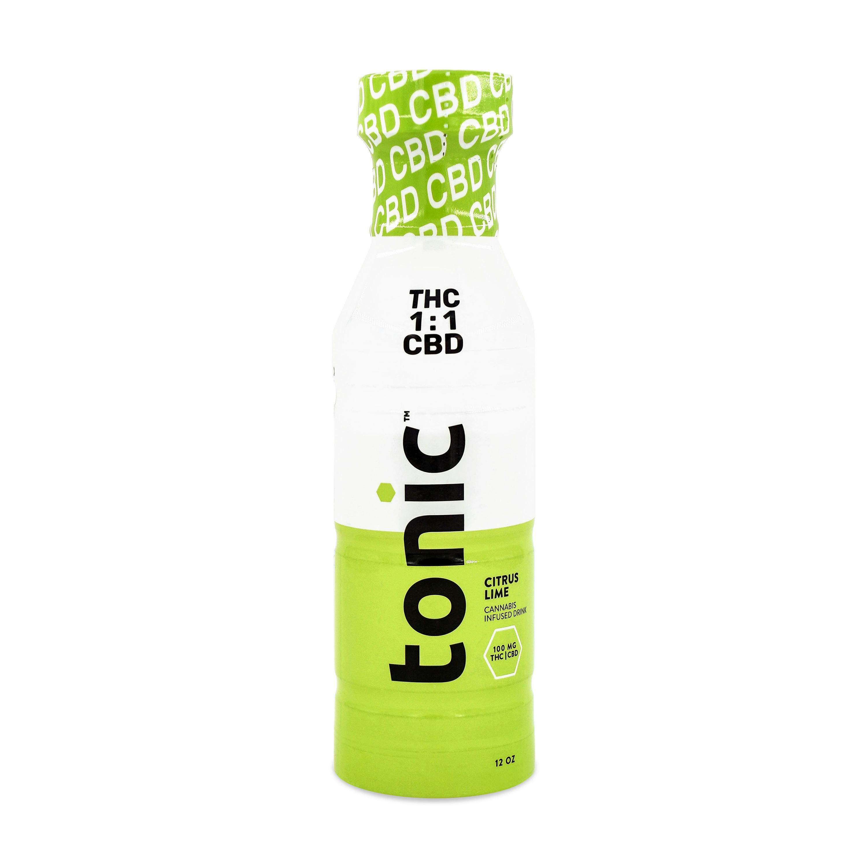 Tonic | 100mg 1:1 THC/CBD Beverage | Citrus Lime