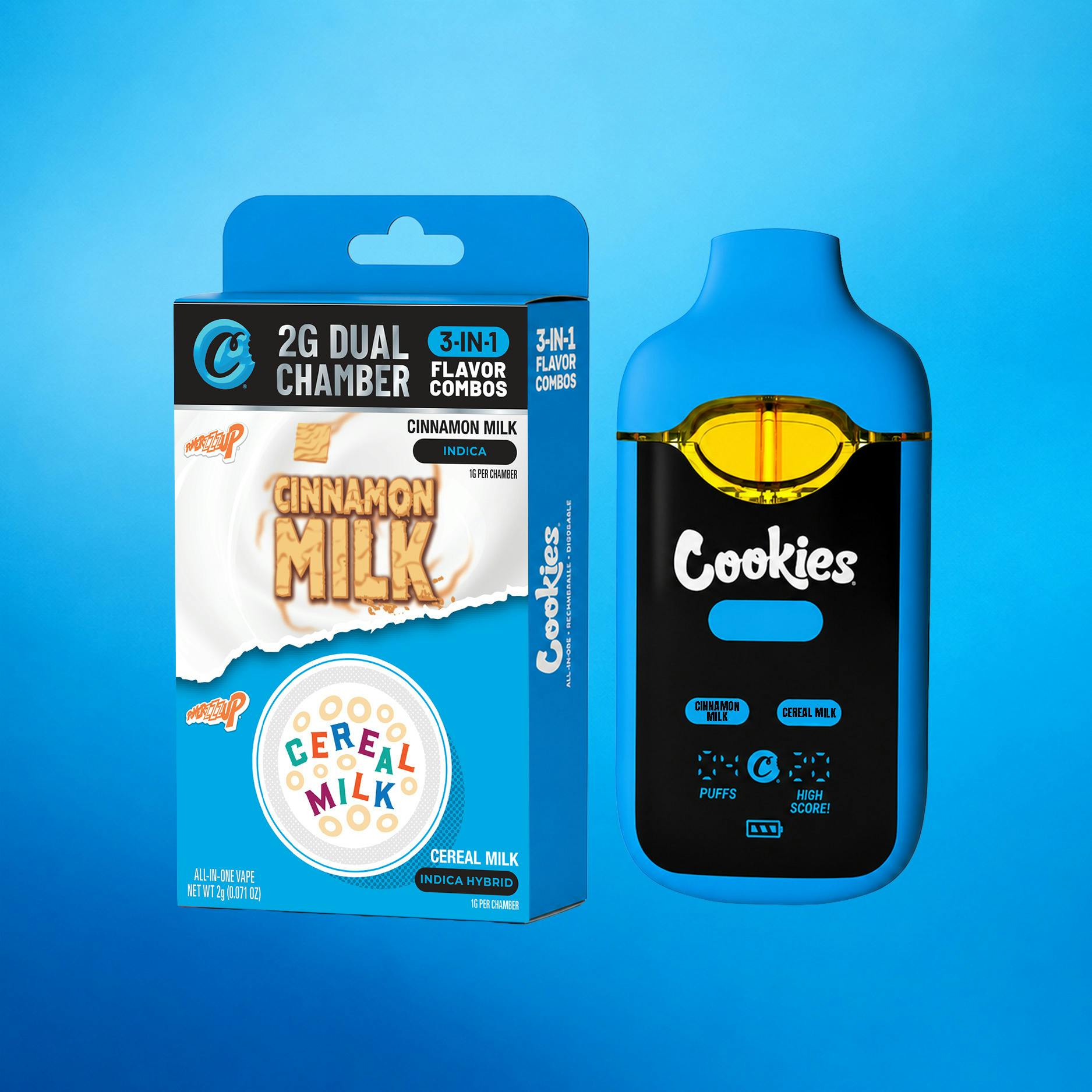 Cookies | 2g Dual Chamber Disposable | Cinnamon Milk - Cereal Milk