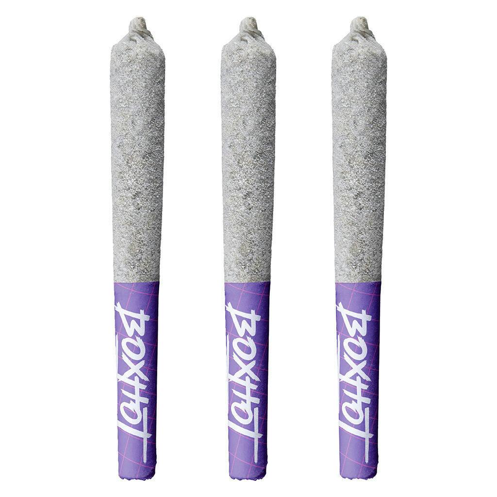 BOXHOT | Grape Smuggler | Diamond Coated Infused Pre-Rolls | 3 x 0.5g