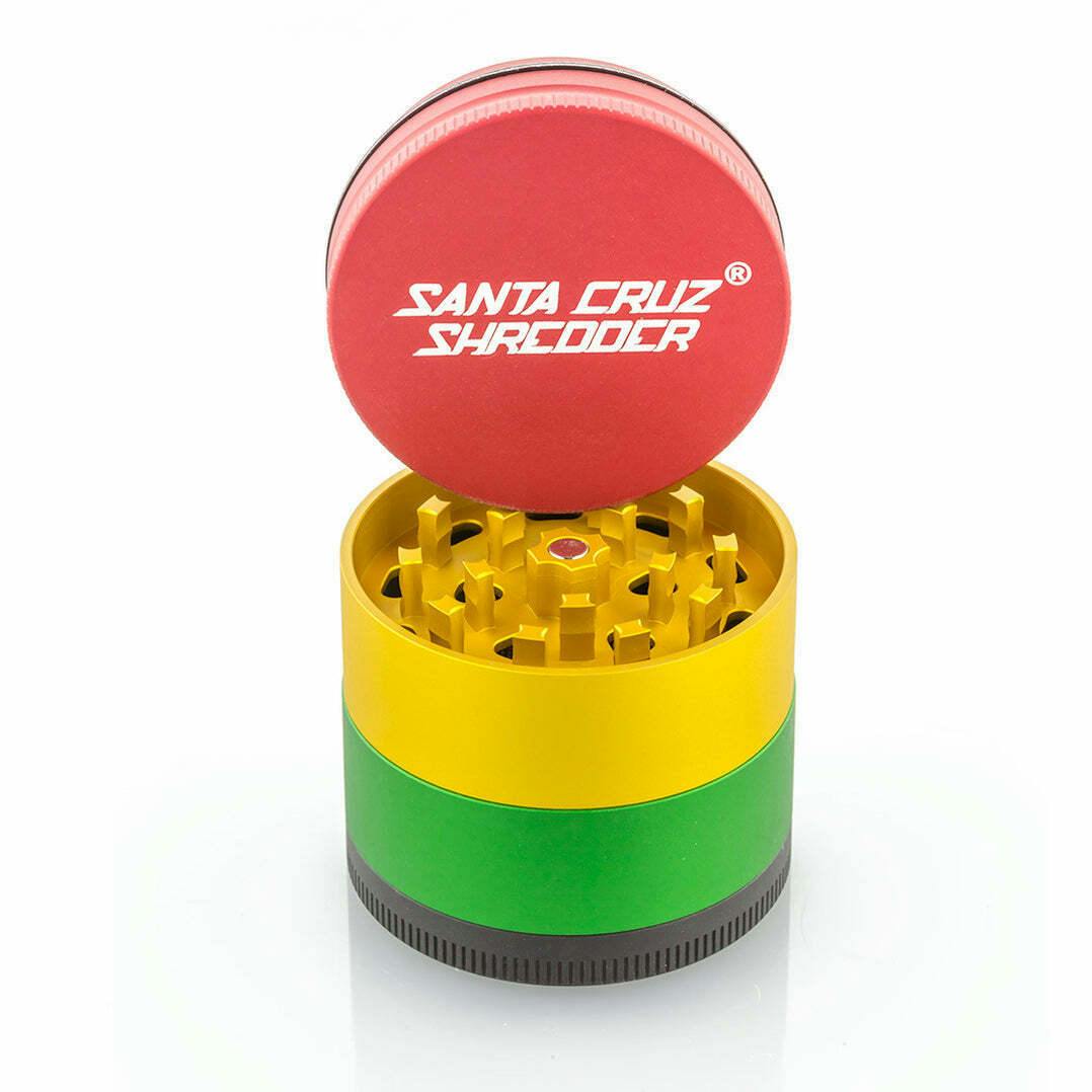 Santa Cruz Shredder 4 PC Grinder - 2 1/8 Medium RASTA
