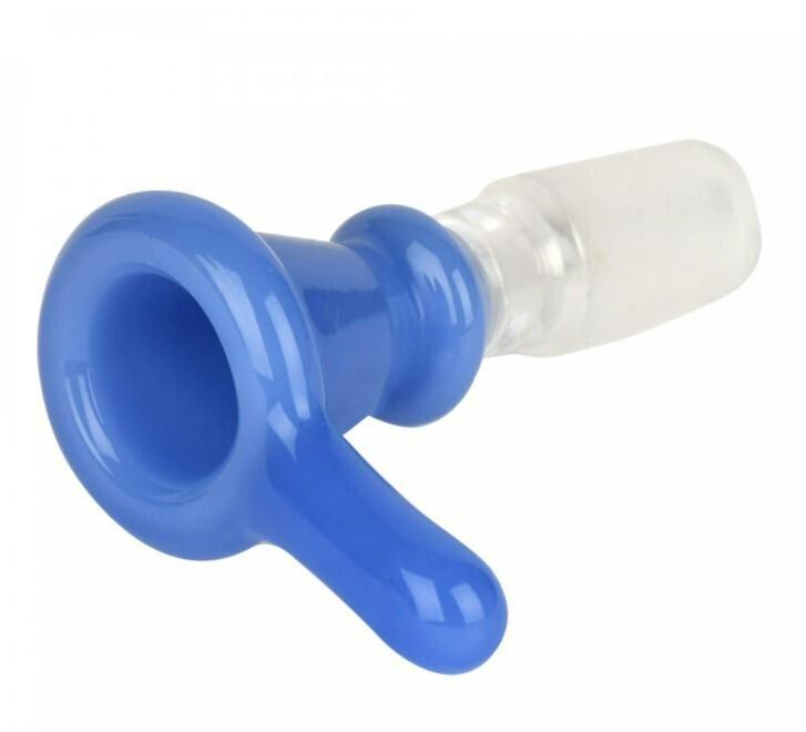 14/20 Glass on Glass Thumper Cone Pull-Out - Periwinkle