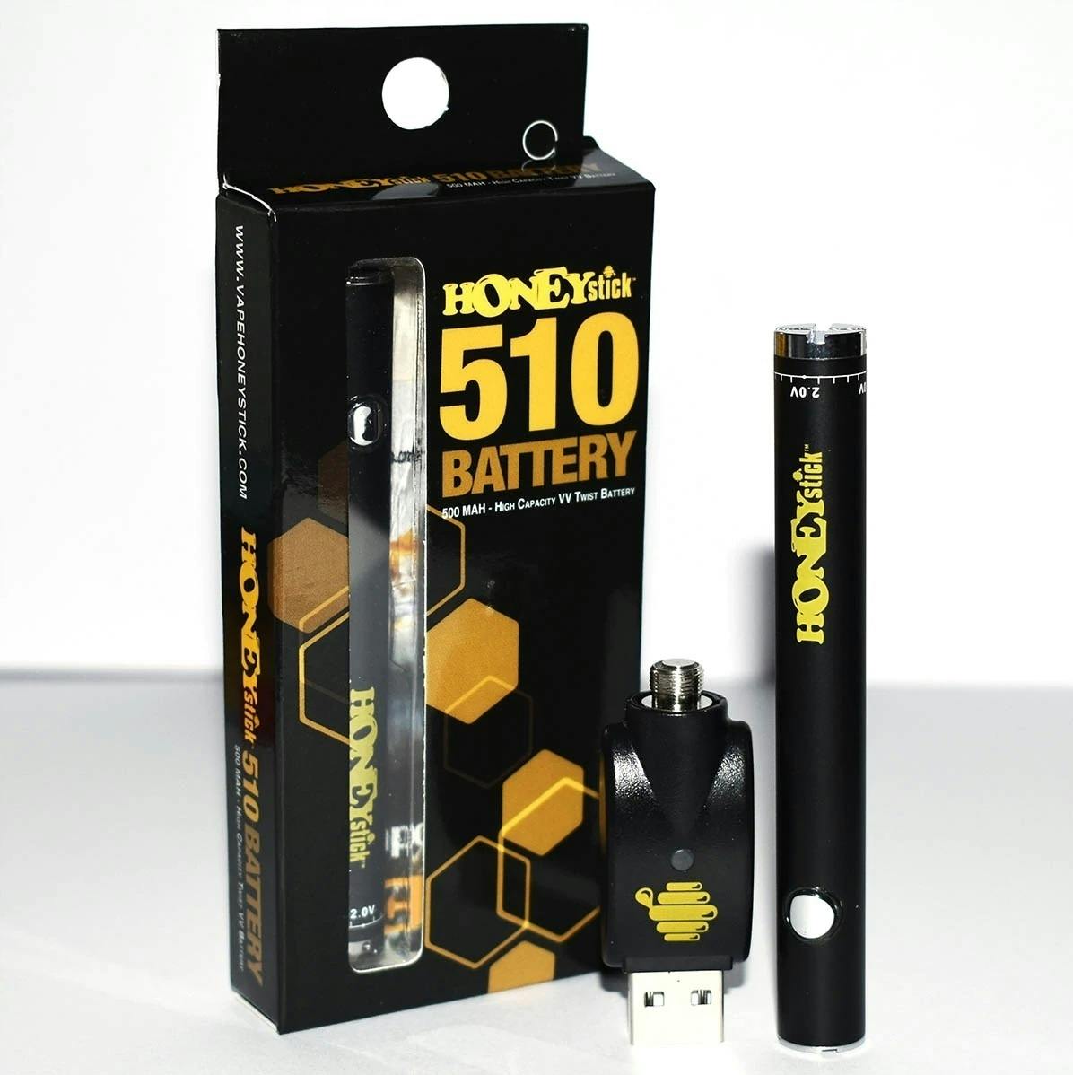 510 Variable Voltage Twist Battery - BLACK