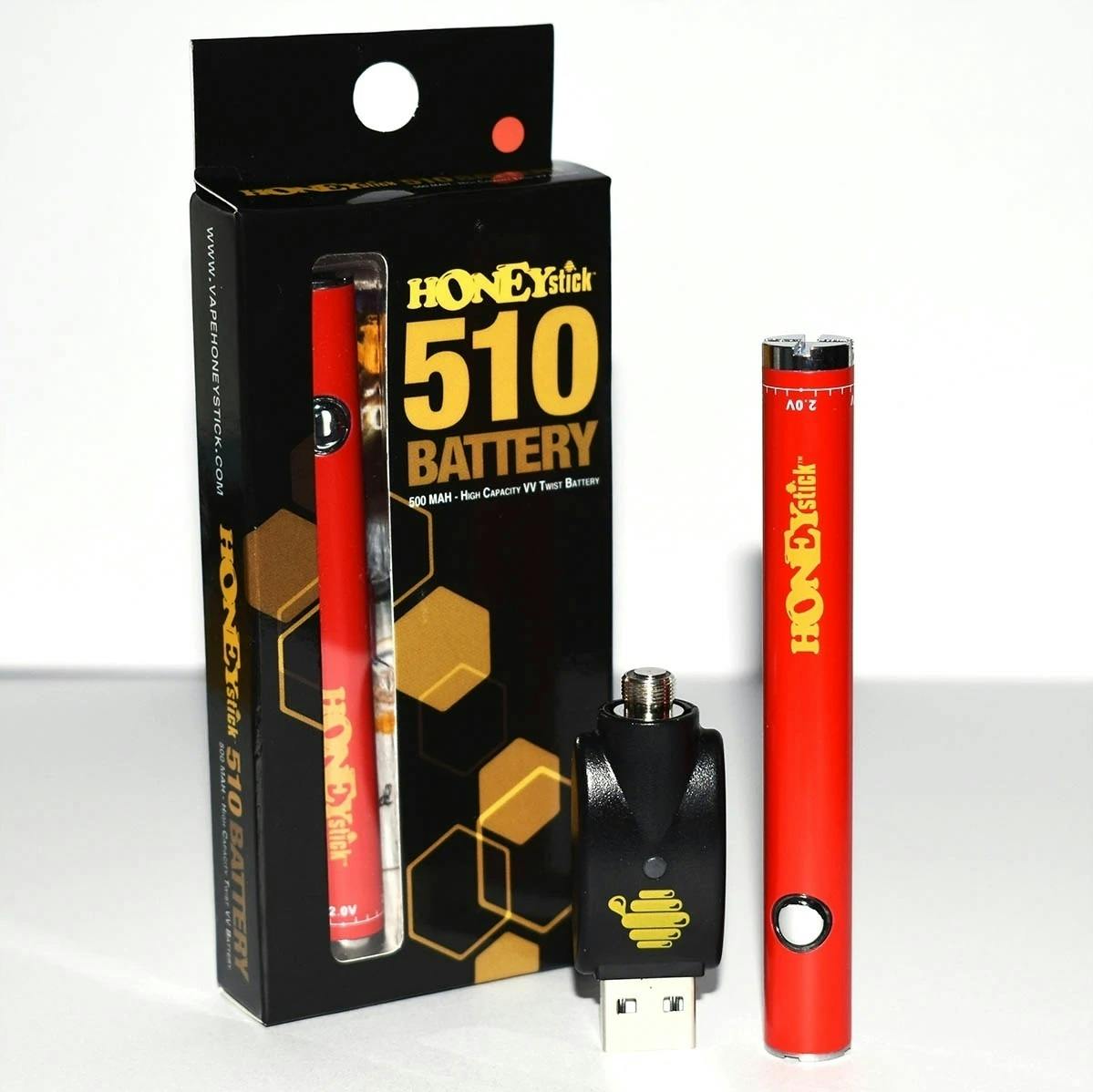 510 Variable Voltage Twist Battery - RED