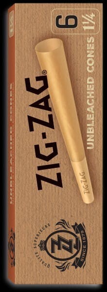 Zig Zag - Pre- Rolled Cones - 1 1/4 Unbleached Papers - CB05-I