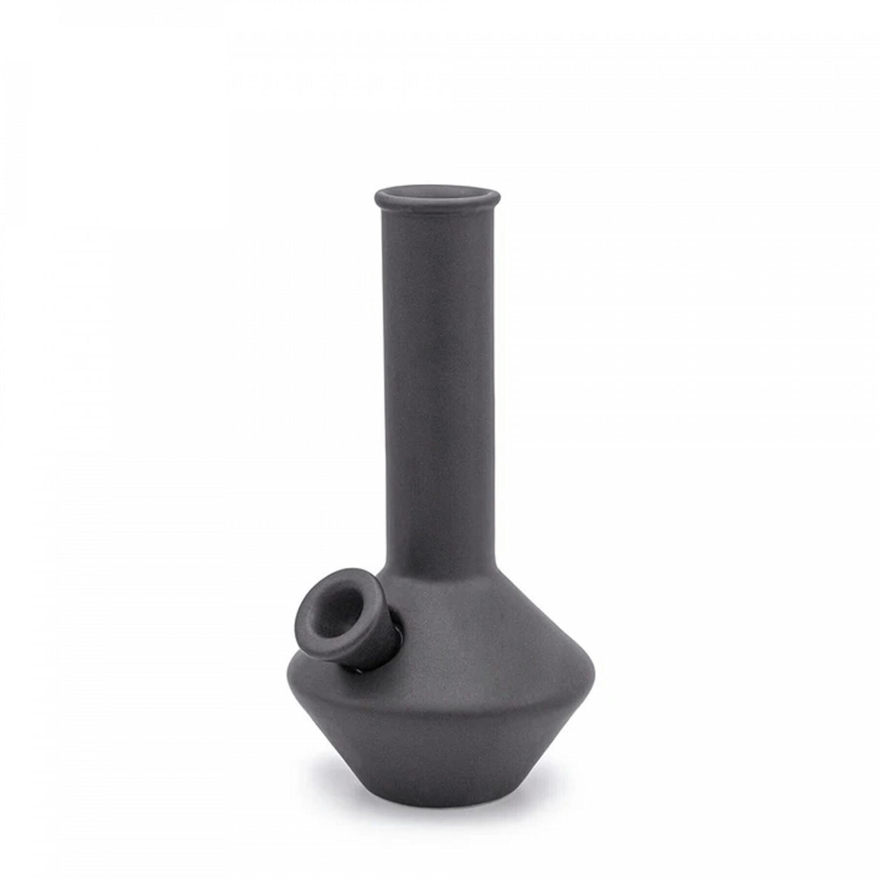 Summerland - Matte Pleasure Point Bong - Black - SML100BK - DISPLAY