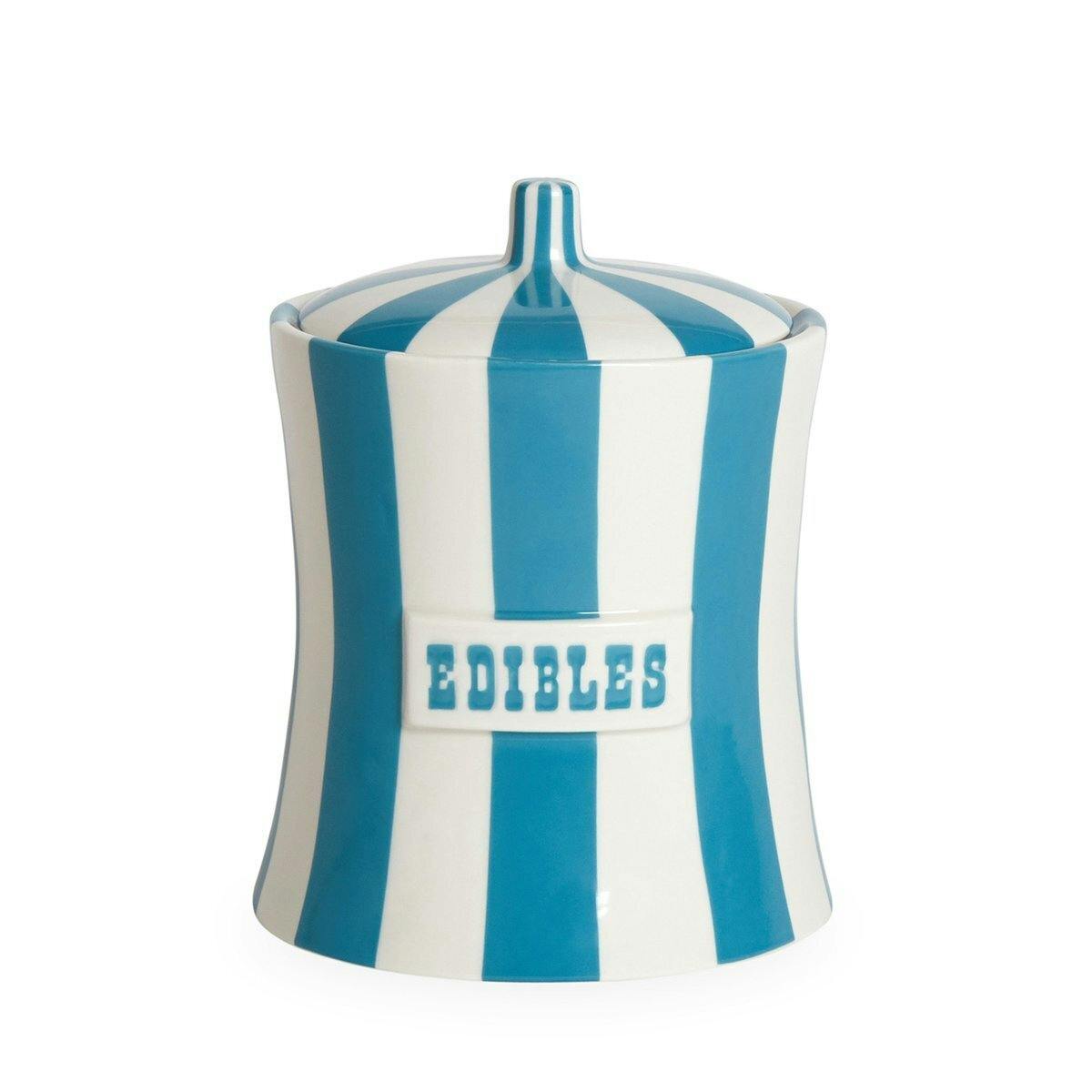 Jonathan Adler - Vice Canister - Edibles - Teal - Display - M5A