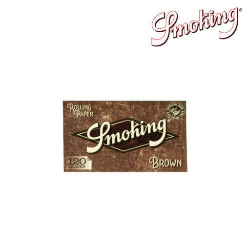 Smoking - #8 Brown Unbleached Papers - Single Wide "Regular" Double Window - CB03-G (RIGHT)