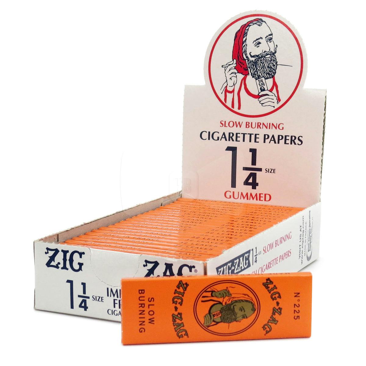 Zig Zag - Orange Slow Burning1 1/4 - CB05-E (RIGHT)