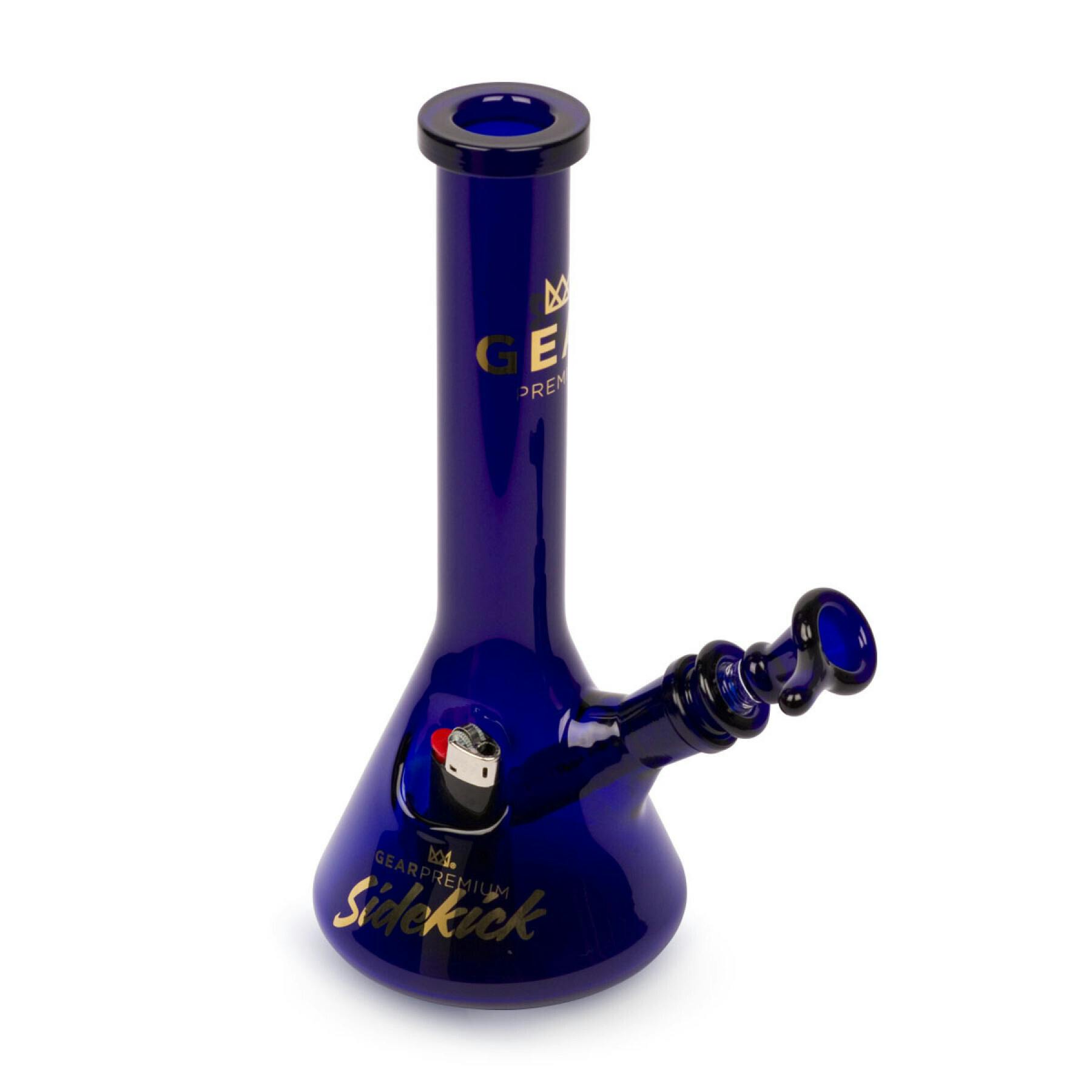 Gear Premium - 9" Sidekick Mini Beaker Bong - Blue - G554B - DISPLAY