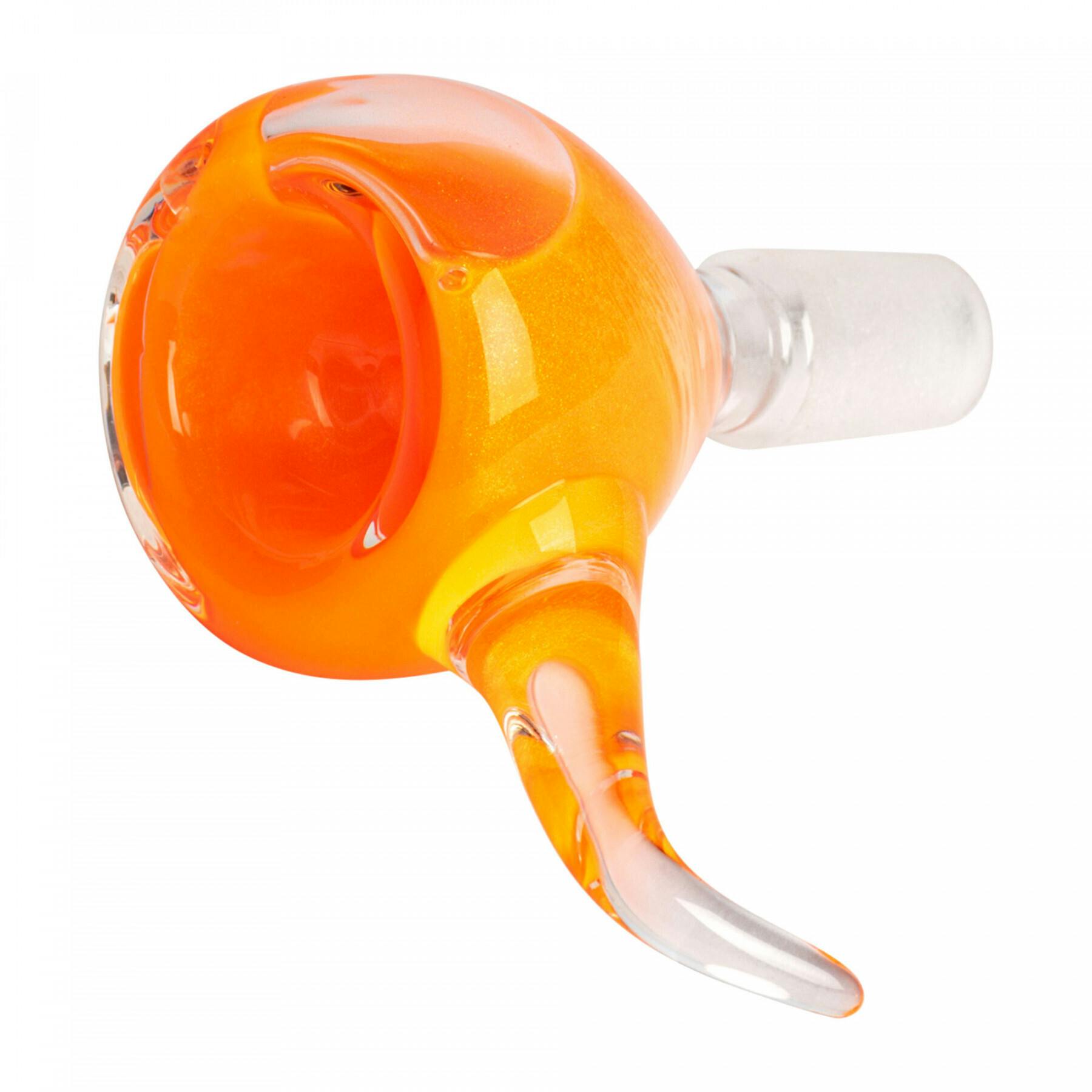 Red Eye Glass - 14mm Glow Pull-Out - Orange - 150OR - FRK-39